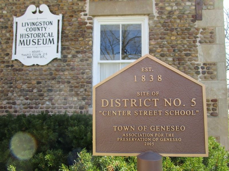 Other Cobblestone School Marker image. Click for full size.