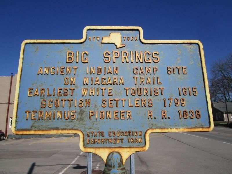 Big Springs Marker image. Click for full size.