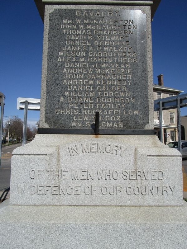 Caledonia Civil War Memorial image. Click for full size.