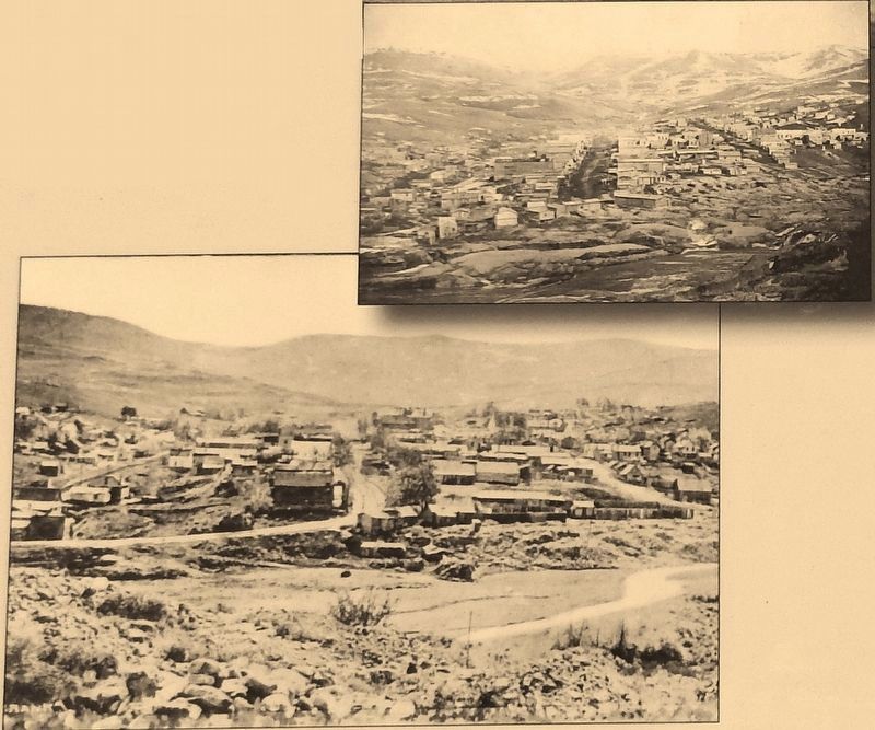 Marker detail: Virginia City, 1866. Click for full size. Marker detail: Virginia City, 1866 image. Click for full size.