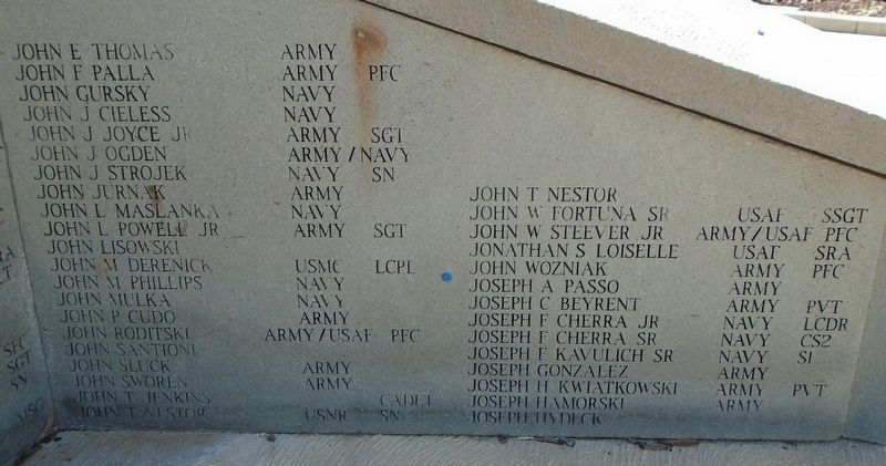 Veterans Memorial Honor Roll image. Click for full size.
