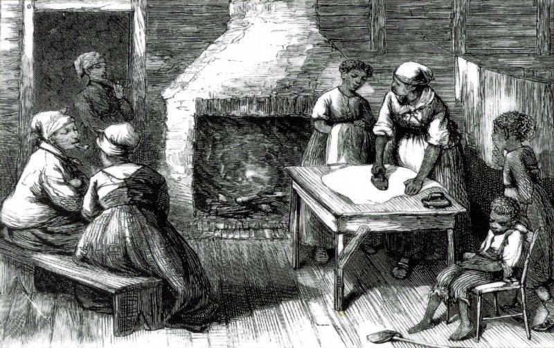Slave Women in Kitchen image. Click for full size.