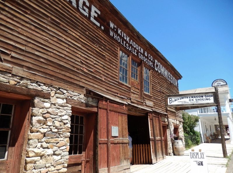 Kiskadden Block, Virginia City, Montana. Click for full size. Kiskadden Block, Virginia City, Montana image. Click for full size.