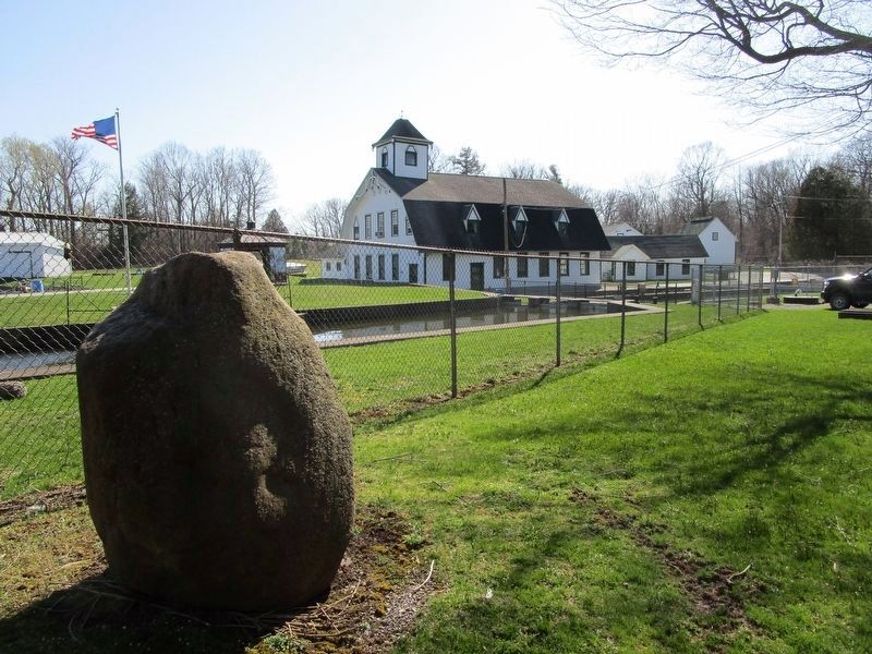 Seth Green Marker Boulder & Hatchery image. Click for full size.