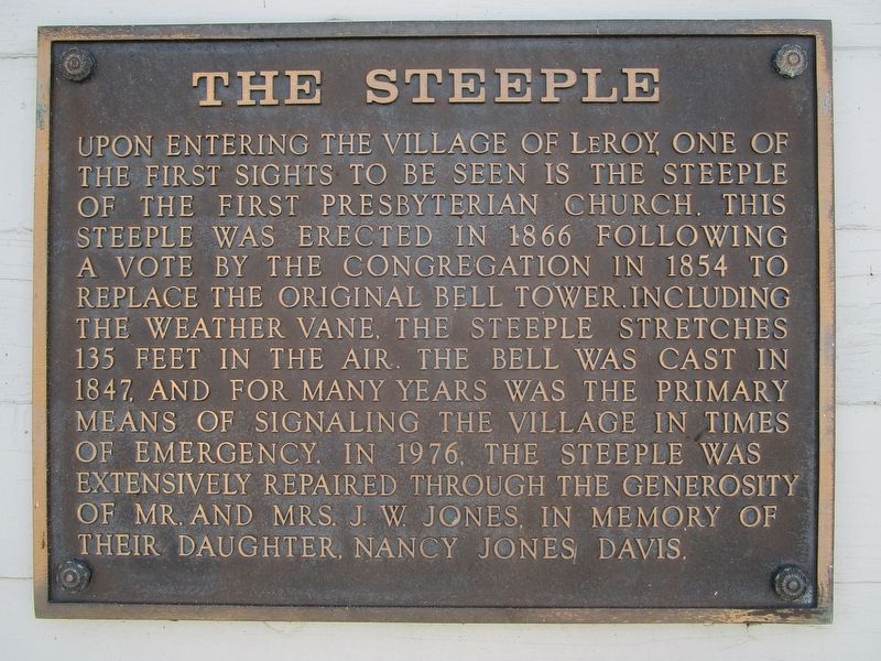 The Steeple Marker image. Click for full size.