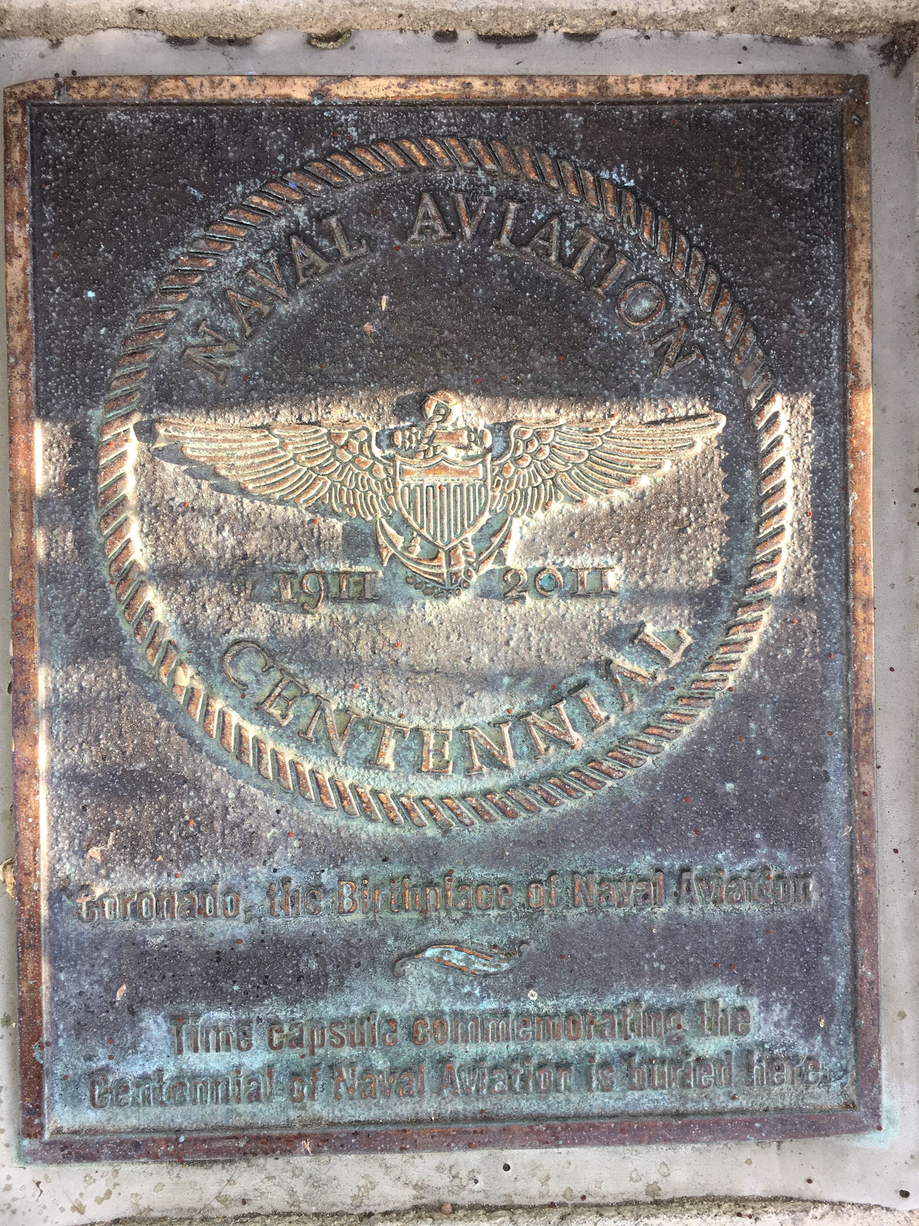 Naval Aviation Centennial 1911-2011 Marker