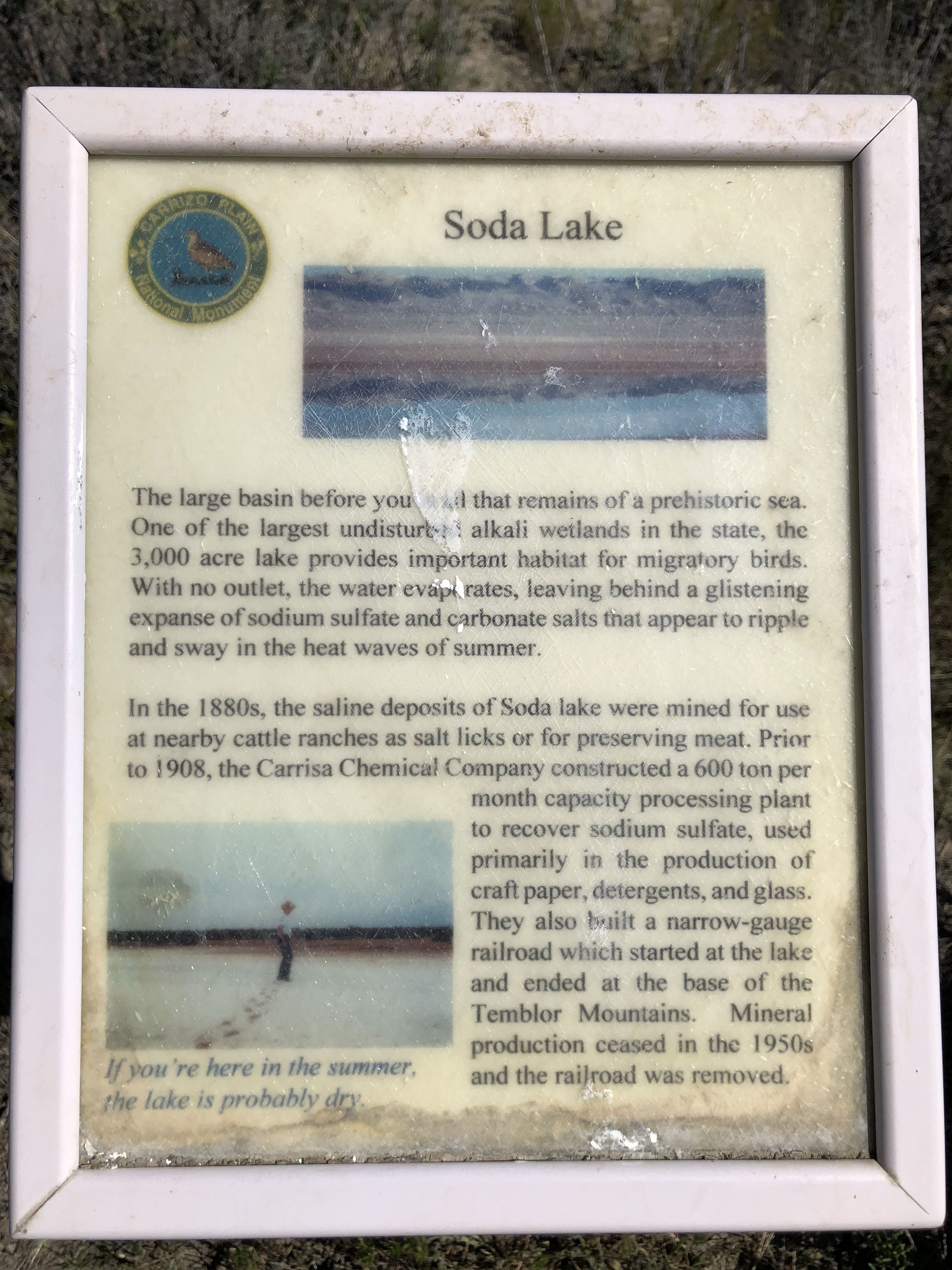 Soda Lake Marker