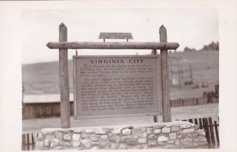 Additional Virginia City Marker <i>(click on photo to enlarge)</i> image. Click for full size.