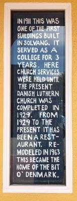 Bit O' Denmark Marker. Click for full size. Bit O' Denmark Marker image. Click for full size.