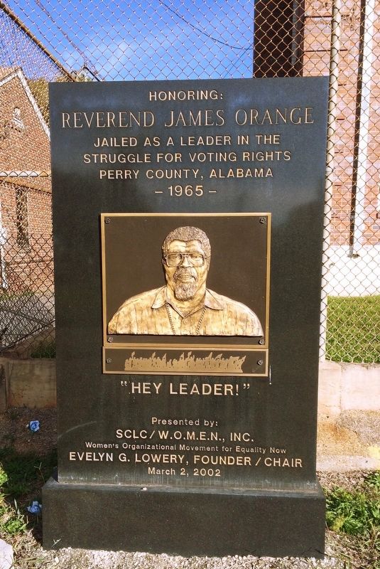 Honoring: Reverend James Orange Marker. Click for full size. Honoring: Reverend James Orange Marker image. Click for full size.