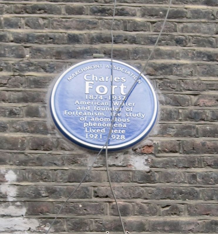 Charles Fort Marker. Click for full size. Charles Fort Marker image. Click for full size.