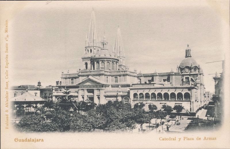 <i>Guadalajara Catedral y Plaza de Armas</i> image. Click for full size.