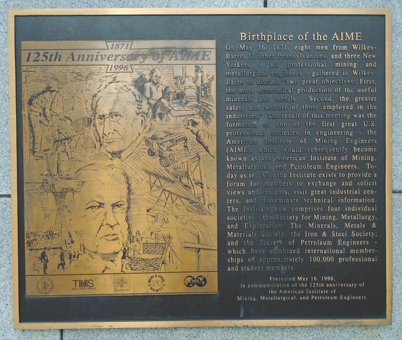 Birthplace of the AIME Marker image. Click for full size.