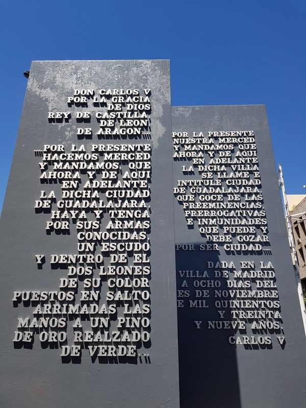 The Naming of the City of Guadalajara Marker image. Click for full size.