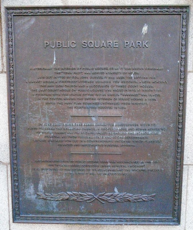 Public Square Park Marker image. Click for full size.