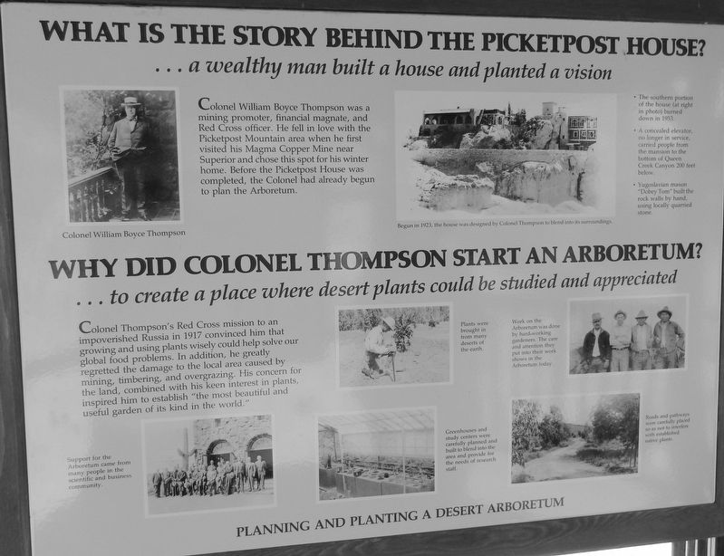 What is the Story Behind the Picketpost House? Marker image. Click for full size.