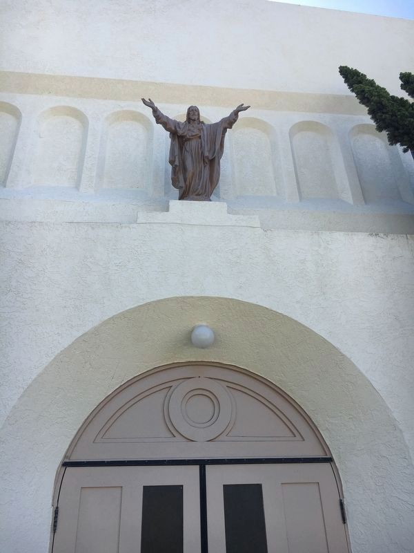 View of Sacred Heart Church Front Entrance image. Click for full size.