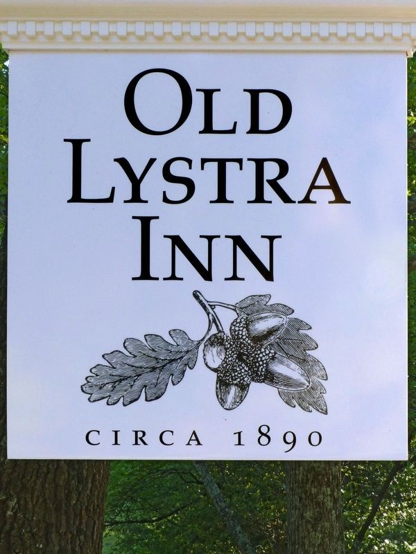 Old Lystra Inn<br>Circa 1890 image. Click for full size.