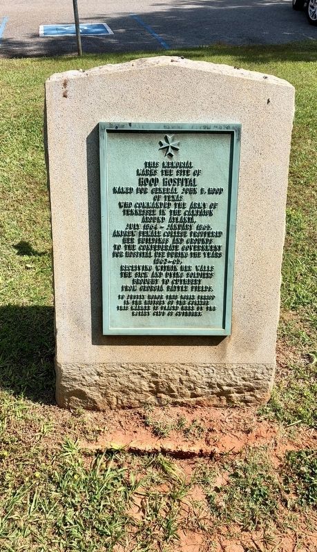 Hood Hospital Marker image. Click for full size.