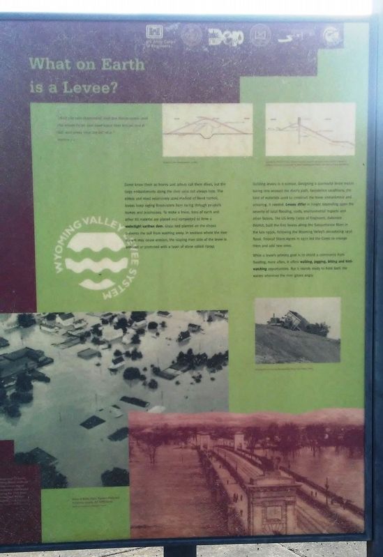 What on Earth is a Levee? Marker image. Click for full size.
