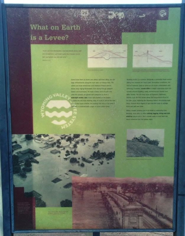 What on Earth is a Levee? Marker. Click for full size. What on Earth is a Levee? Marker image. Click for full size.