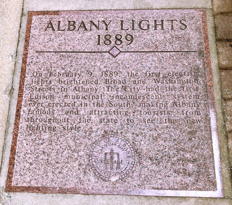 Albany Lights Marker image. Click for full size.