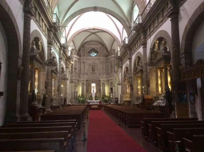 An interior view of the Temple of Saint Augustine. Click for full size. An interior view of the Temple of Saint Augustine image. Click for full size.
