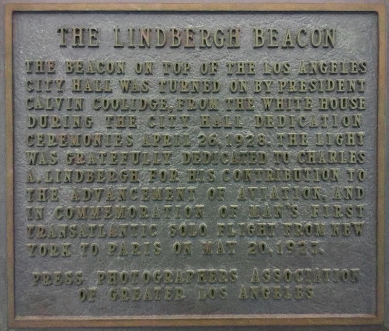 Lindbergh Beacon Marker image. Click for full size.