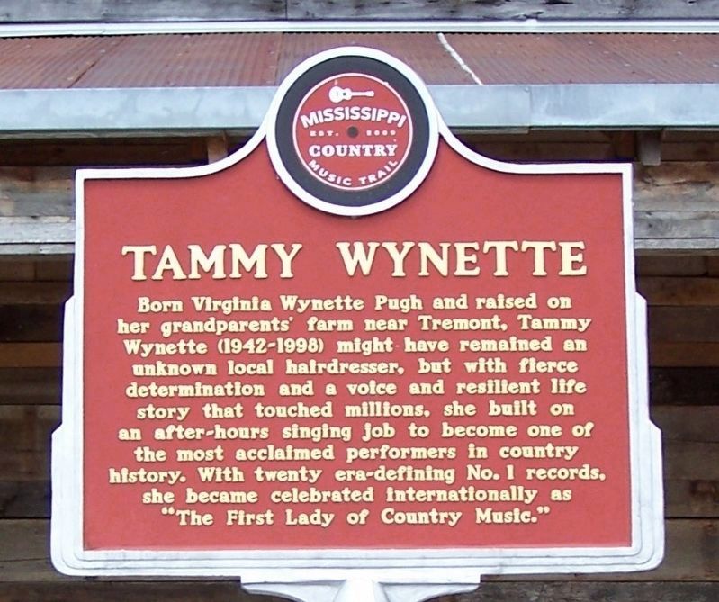 Tammy Wynette Marker image. Click for full size.