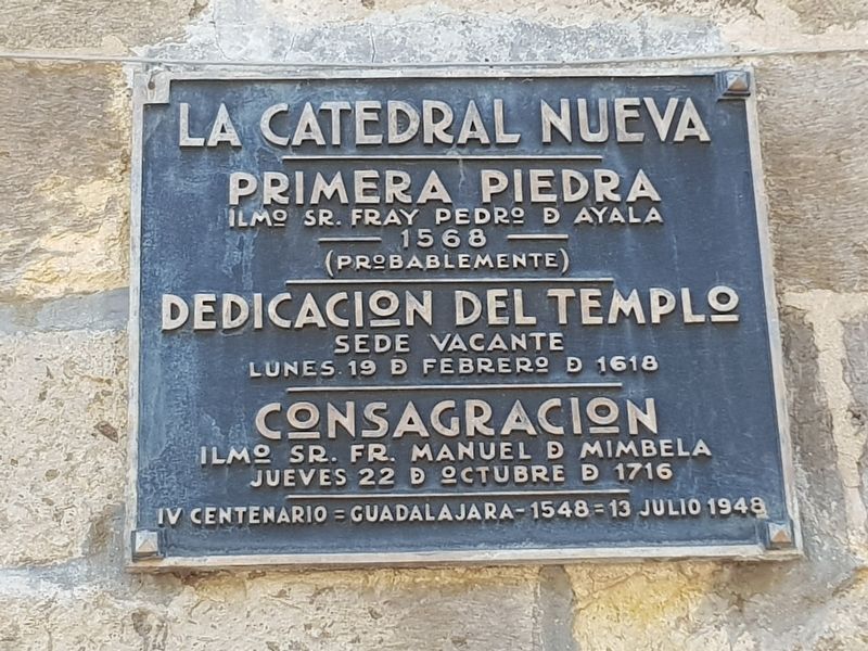 The New Cathedral of Guadalajara Marker. Click for full size. The New Cathedral of Guadalajara Marker image. Click for full size.