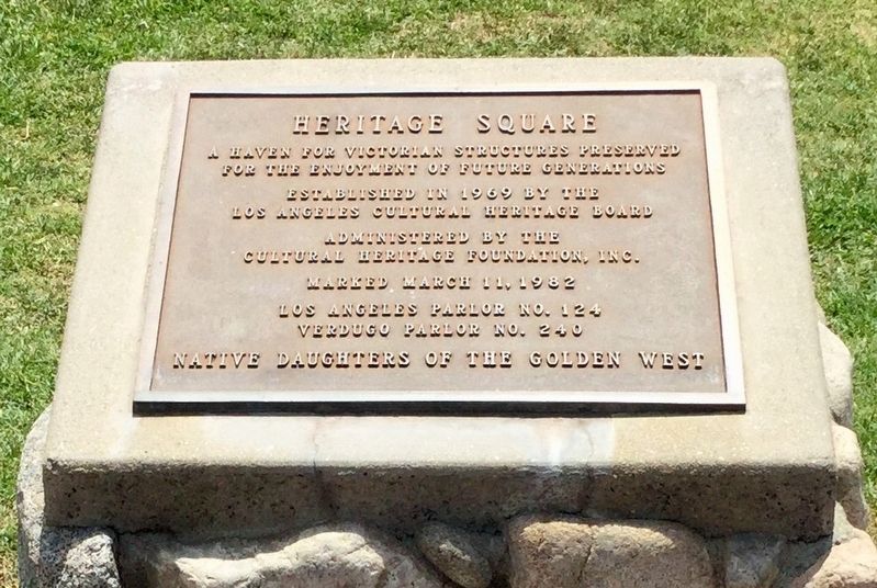Heritage Square Marker image. Click for full size.