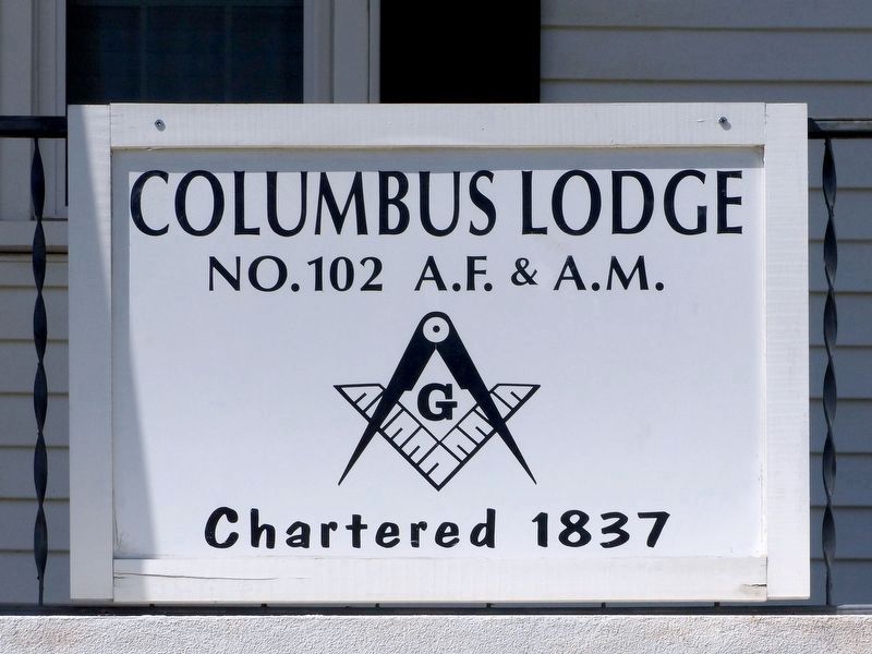 Columbus Lodge No. 102 A.F. & A. M. image. Click for full size.