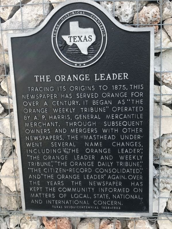 The Orange Leader Marker image. Click for full size.