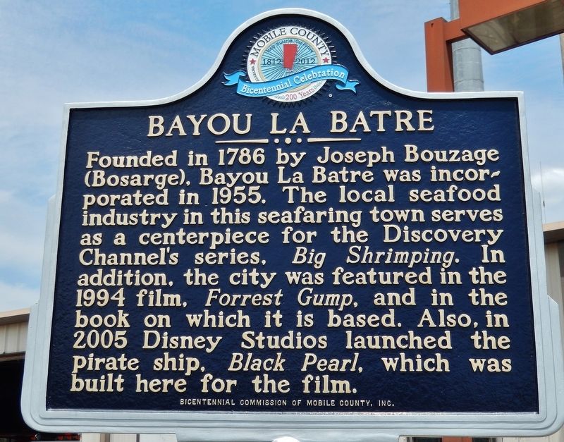 Bayou La Batre Marker image. Click for full size.