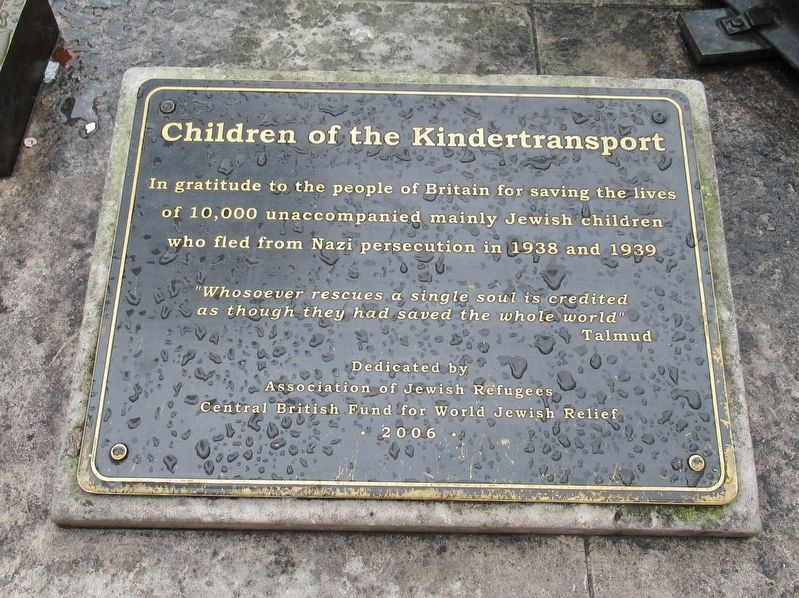 Children of the Kindertransport Marker image. Click for full size.