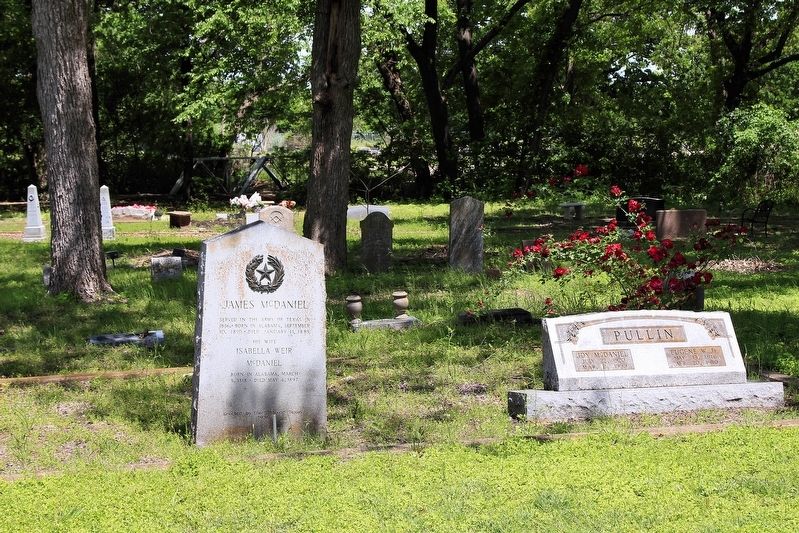 James McDaniel Gravesite. Click for full size. James McDaniel Gravesite image. Click for full size.