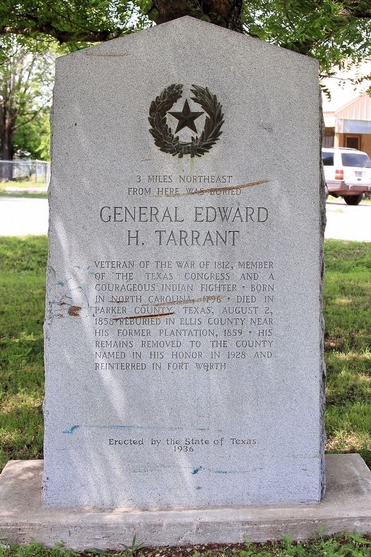 General Edward H. Tarrant Marker image. Click for full size.