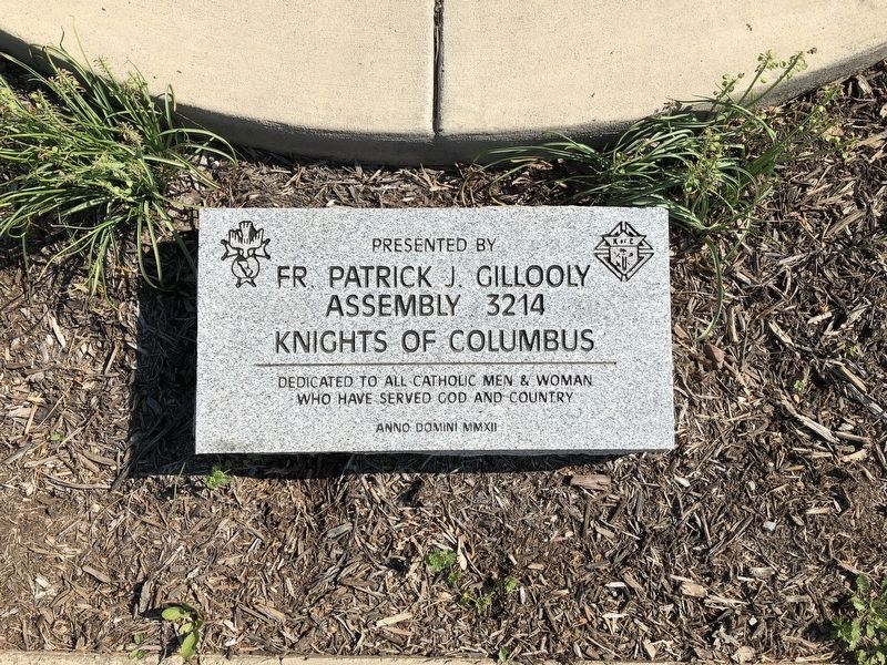 Catholic War Memorial Marker. Click for full size. Catholic War Memorial Marker image. Click for full size.
