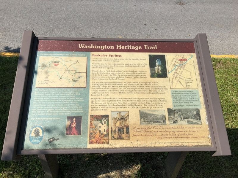 Washington Heritage Trail Marker image. Click for full size.