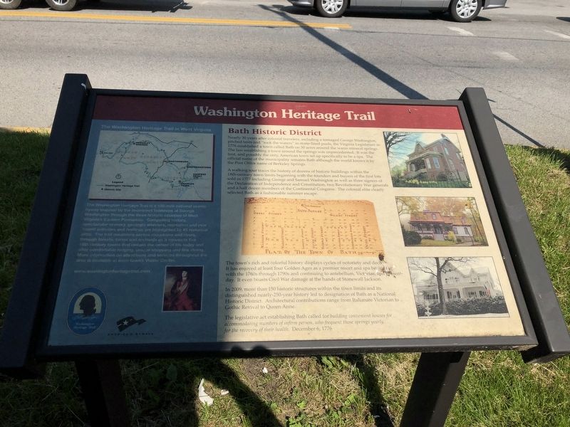 Bath Historic District Marker image. Click for full size.