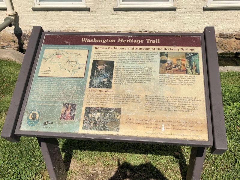 Washington Heritage Trail Marker image. Click for full size.