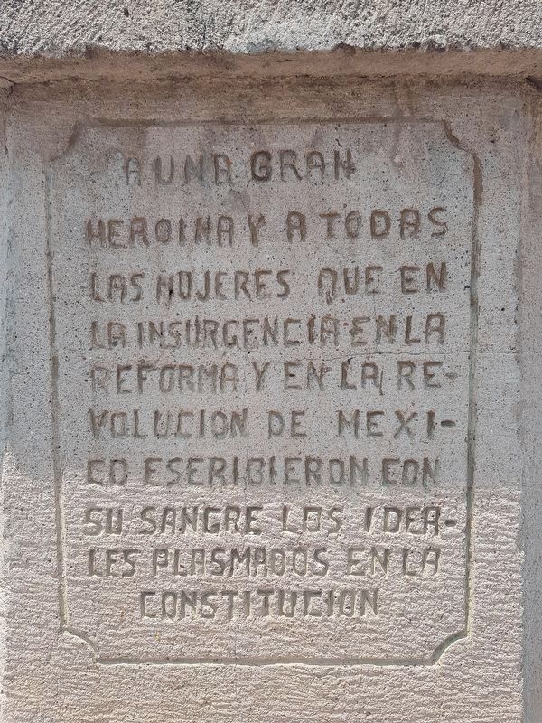 An additional marker near the Miguel Hidalgo bust and marker image. Click for full size.