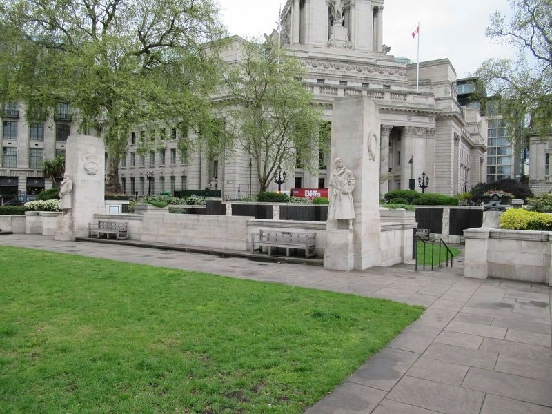 The Tower Hill Memorial - World War II. Click for full size. The Tower Hill Memorial - World War II image. Click for full size.