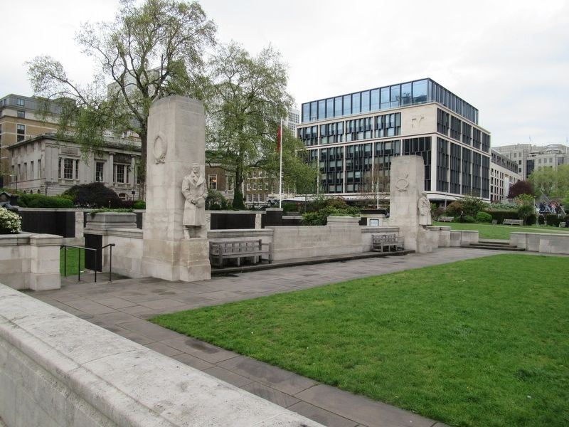 The Tower Hill Memorial Second World War extension image. Click for full size.