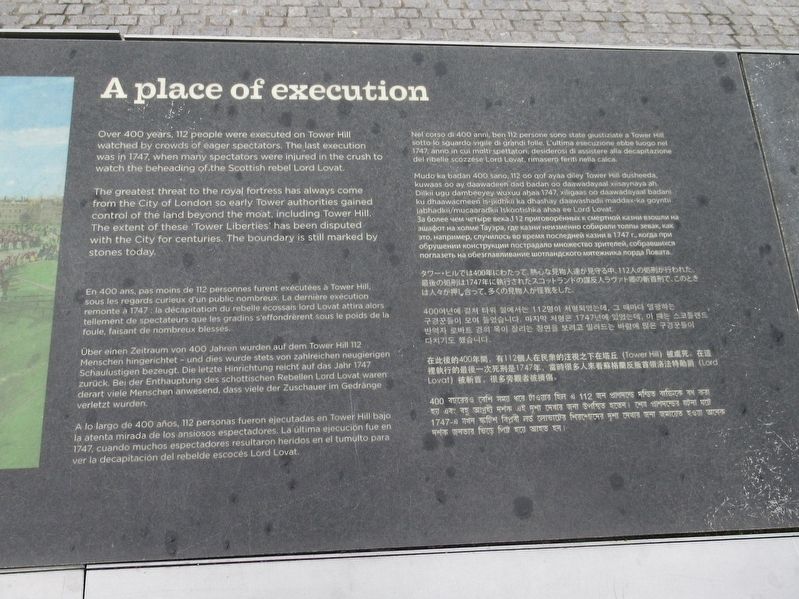 A place of execution Marker image. Click for full size.