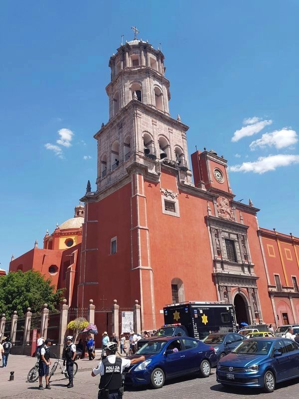 Temple and former Convent of San Francisco and Marker image. Click for full size.