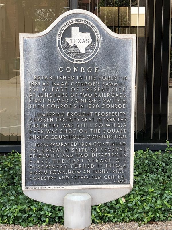 Conroe Marker. Click for full size. Conroe Marker image. Click for full size.