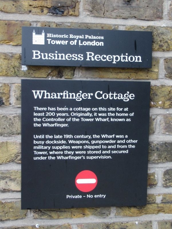 Wharfinger Cottage Marker. Click for full size. Wharfinger Cottage Marker image. Click for full size.