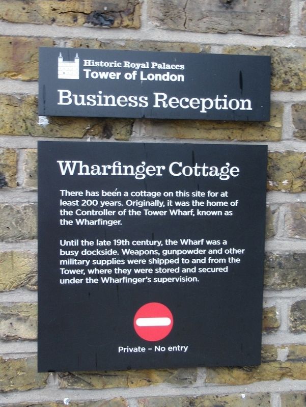 Wharfinger Cottage Marker image. Click for full size.