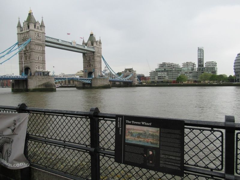 The Tower Wharf Marker image. Click for full size.